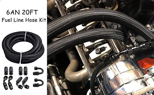 How to make braided hose with AN fittings