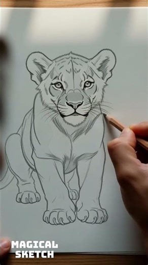 I Turned a Pencil Lion Sketch into REAL LIFE with AI (Mind-Blowing Transformation) 🦁✨