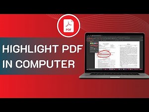 How To Highlight In PDF In Computer, Laptop Or PC | (2 Simple Methods) Microsoft Edge Browser & Word