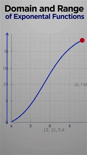 domain and Range of exponential function