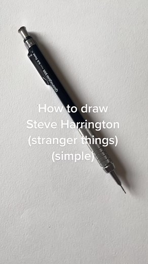 Drawing Steve Harrington from Stranger Things: Easy Tutorial