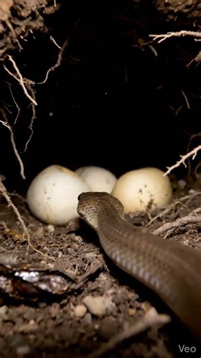Éclosion de serpent en caméra embarquée