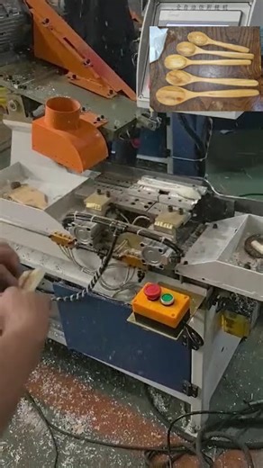 #LDS/Wooden or bamboo spoon making machine manual feeding/wood working machinery