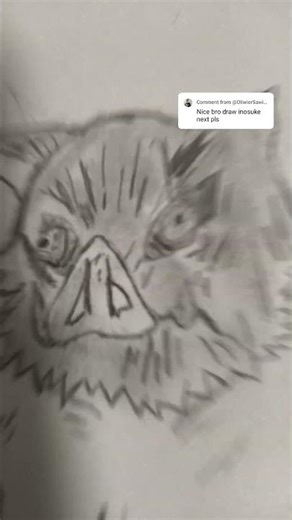 inosuke hashibira drawing 💜#inosukehashibira