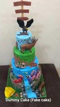 Fake cake for VBS decoration/dummy cake/#groupvbs #truenorth #truenorthvbs