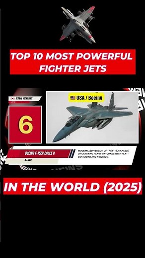 Top 10 Most Powerful Fighter Jets in the World 2025 | Next-Generation Military Aircraft & Air Power