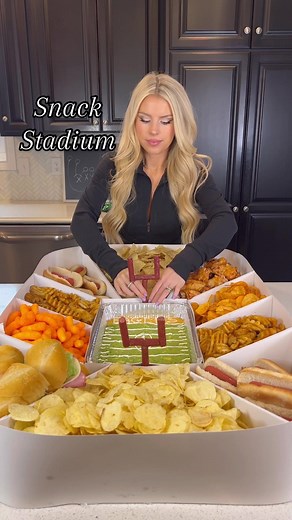 Ultimate Super Bowl Snack Stadium for Game Day Party
