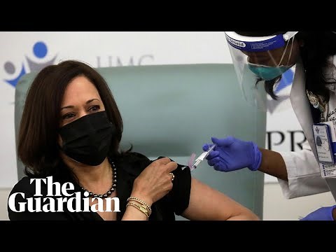Kamala Harris receives Covid-19 vaccine: 'That was easy'