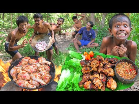 Primitive Technology- Yummy Chiken Thing Cocking InJugle - Kmeng Prey