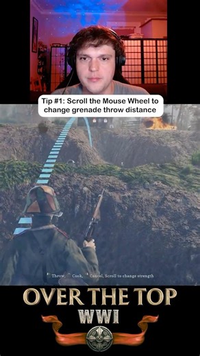 Tip #1 - Scroll the mouse wheel to change throw distance