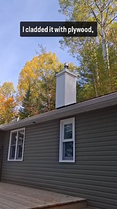 Before & after of my chimney repair. The chimney had been leaking slowly, instead of spending tons of money repairing it, I simply cladded it with plywood, and painted it. This cost less than $100 and didn't take long to do. #chimney #chimneyrepair #diychimney #diymasonry #masonryrepair #masonrytip #masonrywork #carpentryworks #carpentrywork #renotip #renoproject #renolife #homerenos #homeprojects #handymanservice #carpentryskills #homemaintenance #homemaintenancetips #brickwork #stonework | Mey
