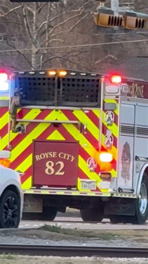 Royse city engine 82 responding to a medical emergency