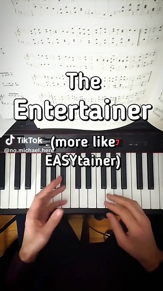 Learn to Play The Entertainer Easily on Piano