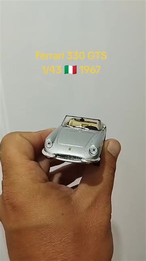 Ferrari 330 GTS 1967 years #ferrari330 #ferrarigts #ferrarisilver #ferrari1 /43