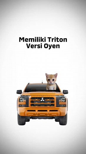 Oyen datang survey je, tapi balik terus bawa Triton. Siapa suruh Triton terlalu power? #MitsubishiMotorsMalaysia #MitsubishiTriton