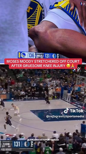 Moses Moody Suffers Gruesome Knee Injury vs. Warriors