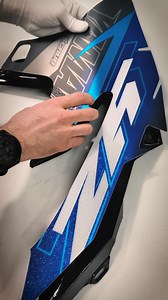 189K views · 1.5K reactions | Making it look easy!  Our team ensures a flawless graphics application, so you don’t have to. When you order plastics and graphics, we offer a professional fitting service—hassle-free, precise, and built to last. #motocross #graphics #dirtbike #mxlife #graphicdesign #application | Scrub Designz | Facebook