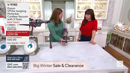 You are watching Dyson Cleaning on QVC®. Shop the show, here: https://qvc.co/qvcshopnowjanuary2026 | QVC Live | Facebook