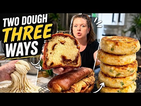 I Turned 2 Simple Doughs Into 6 Delicious Recipes (Beginner Friendly)