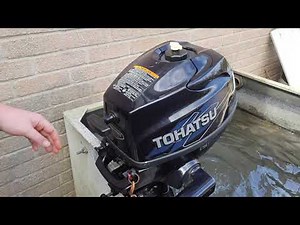 Tohatsu 2.5hp Startup Guide