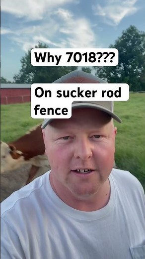 Why 7018 Welding Rod on Sucker Rod Fence #pipefence #rigwelder