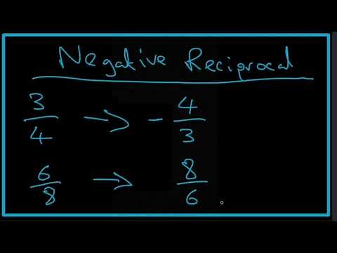 Negative Reciprocal | Mathematics | Brainfood