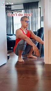 Asian squat, full squat, deep squat, Slav squat?? Human squat! Whatever you wanna call it, here’s another tip to help you get there. I have a bunch of videos on ankle and hip mobility which are huge factors for deep squatting, but if it’s just a balance issue, try this trick. I don’t know why but y’all love these Asian squat videos 🤭 let me know if you want more tips! 60-day complete beginner workout plan available at https://courses.justinagustin.com/ 💪🏽 #justinagustin #beginnerworkout #home