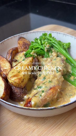 Creamy Chicken Recipe for a Healthy High Protein Meal