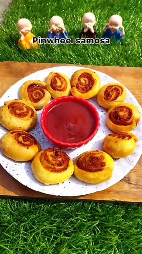 Unique Pinwheel samosa 😃 #shorts