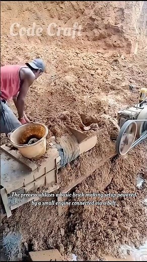 Simple Extruder Brick Production