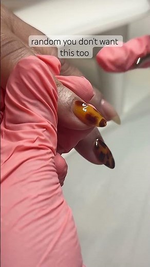 How To: Tortoise Shell Nail Tutorial #nailtutorial #naildesign #fallnails