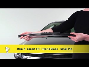 Rain X Expert Fit Hybrid Wiper Blade Installation Small Pin