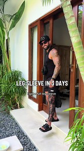 Come get a full leg sleeve in Bali with me. Would you do this? | bali tattoo