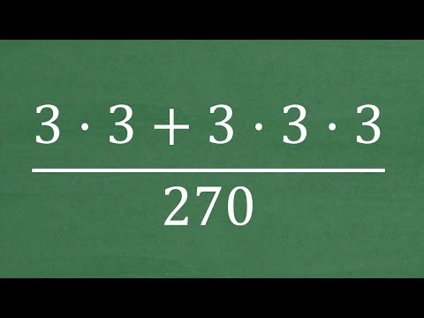 Can You Solve This? 3×3 + 3×3×3 / 270 — PEMDAS Challenge!