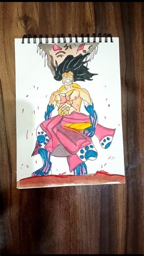 how to draw the luffy snake man#art 😱