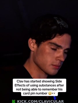 Clav has started showing Side Effects of using substances after not being able to remember his card pin number 😳👀 || #clavicular #viral