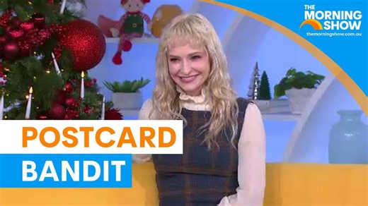 Ashley Cummings stars in postcard bandit series