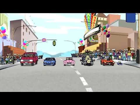 Tom and Jerry car race