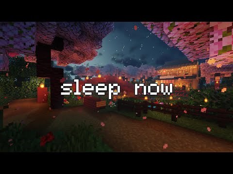 sleep now, you need to rest...(minecraft music with soft rain)