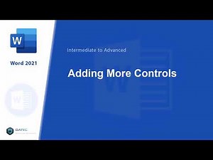#144 - VBA: Adding More Controls in Microsoft Word