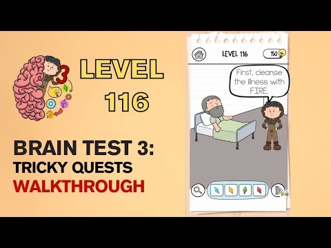 Brain Test 3 Tricky Quests Level 116 Answer | I have 4 gems