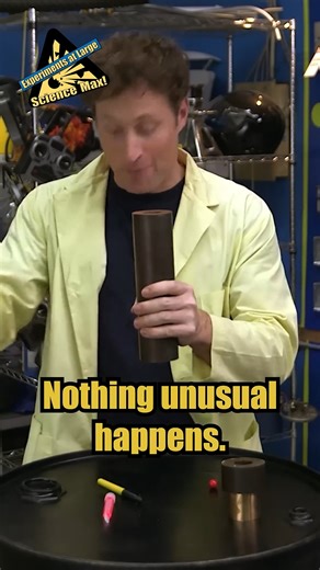 Science Max - 9 Story on Instagram: "Slowing Gravity with Magnets | Science Max #shorts #explorepage #experiment #science #sciencefacts"