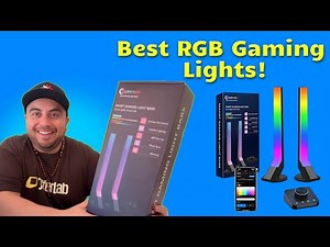 Best RGB Gaming Lights for Setup! Smart LED Bars with Music Sync & App Control
