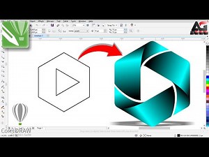Easy Polygon logo design idea in CorelDraw | CorelDraw Tutorial