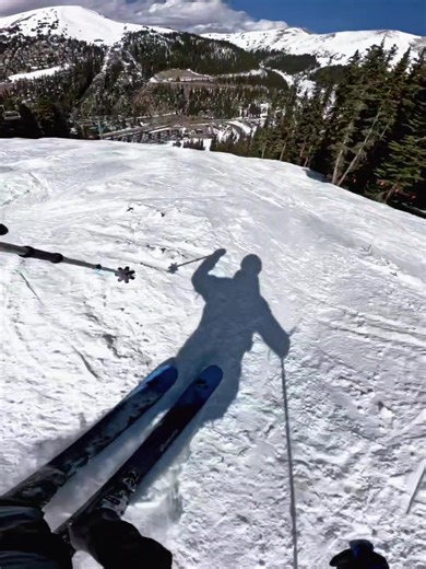 Skiing the Favorite Bump Run in Colorado