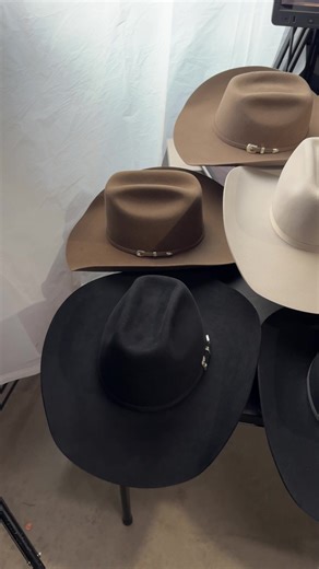 Made a video with all of my felt cowboy hats. #cowboyhat #rodeo #cowboyboots #cowboy #ariat