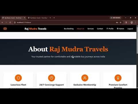 Smart Bus Ticket Booking System 🚍 | Full Website Project with Frontend & Backend | Complete Guide