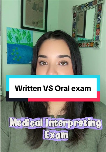 Replying to @corinagarcia69 difference between the written and oral exam NBCMI - medical interpreter. #MedicalInterpreting #HealthcareInterpreter #LanguageAccess #InterpreterLife ##español