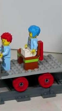 Lego Power Function Rail Engine Trial Run