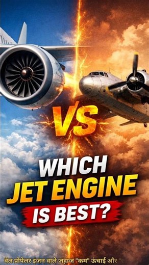 Modern Jet Engine Vs Propeller Jet Engine 😱😱 #shortsfeed #viral #trending #facts